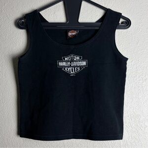 Vintage 2004 Harley-Davidson Black Tank Top Size Medium
